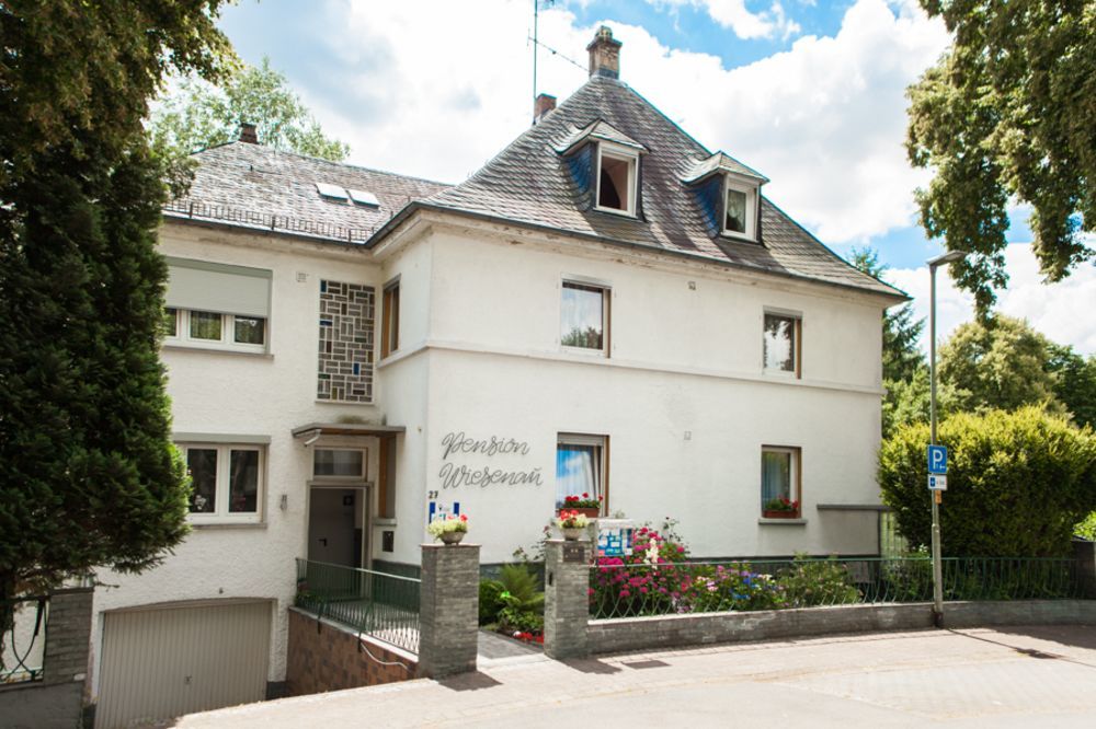 Hotel Pension Wiesenau Salzhausen エクステリア 写真