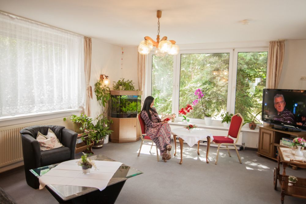 Hotel Pension Wiesenau Salzhausen エクステリア 写真