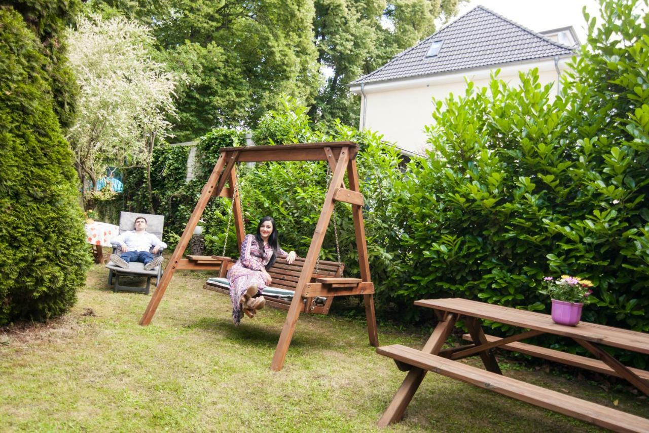 Hotel Pension Wiesenau Salzhausen エクステリア 写真